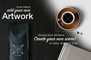 Coffee Mockups Scene Creator +, a Books & Magazine Mockup by ZedProMedia (Thumbnail 2 of 5)