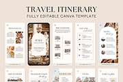 Digital Travel Itinerary Template, a Magazine Template by ShopRShop (Thumbnail 1 of 11)