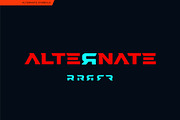 Rocket Movement Font, a Sans Serif Font by artyway (Thumbnail 5 of 9)