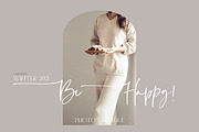 BE HAPPY! WINTER 2021 - 70 PHOTOS., a Social Media Template by OntheMoon (Thumbnail 1 of 10)