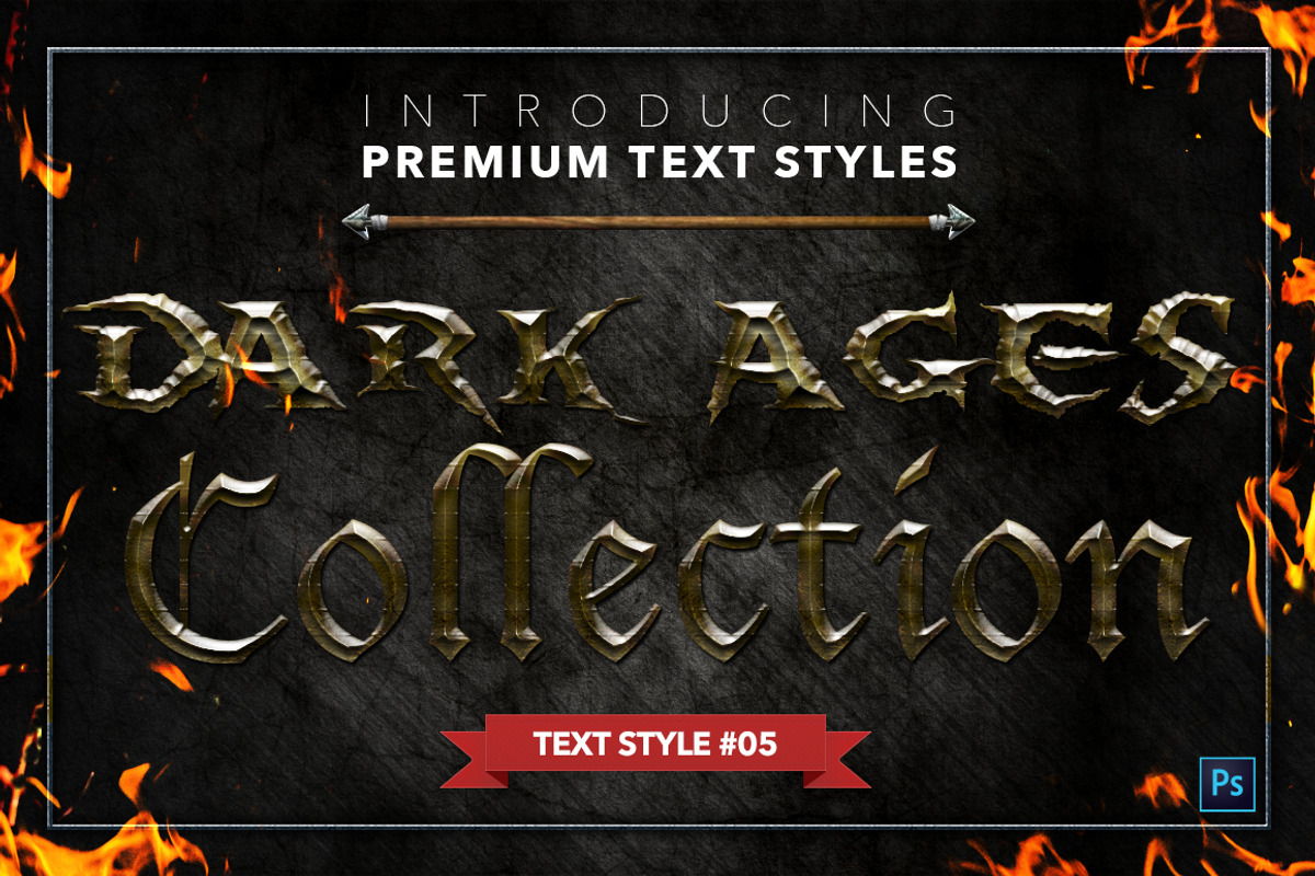 Dark Ages #1 - Text Styles preview 6