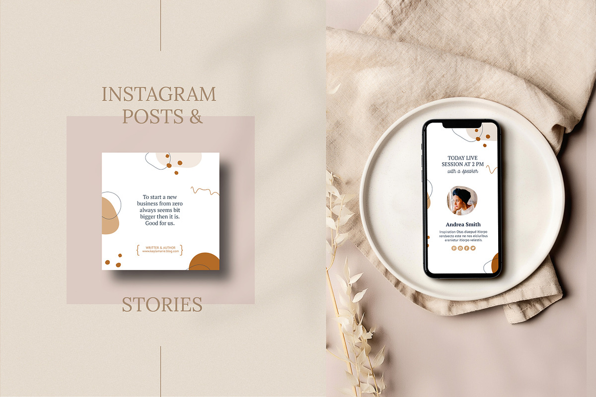 Social Media Bundle K / CANVA, PS, a Social Media Template by Mirazz (Photo 5 of 15)