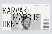 Chandler Mountain, a Sans Serif Font by Megatype (Thumbnail 7 of 13)