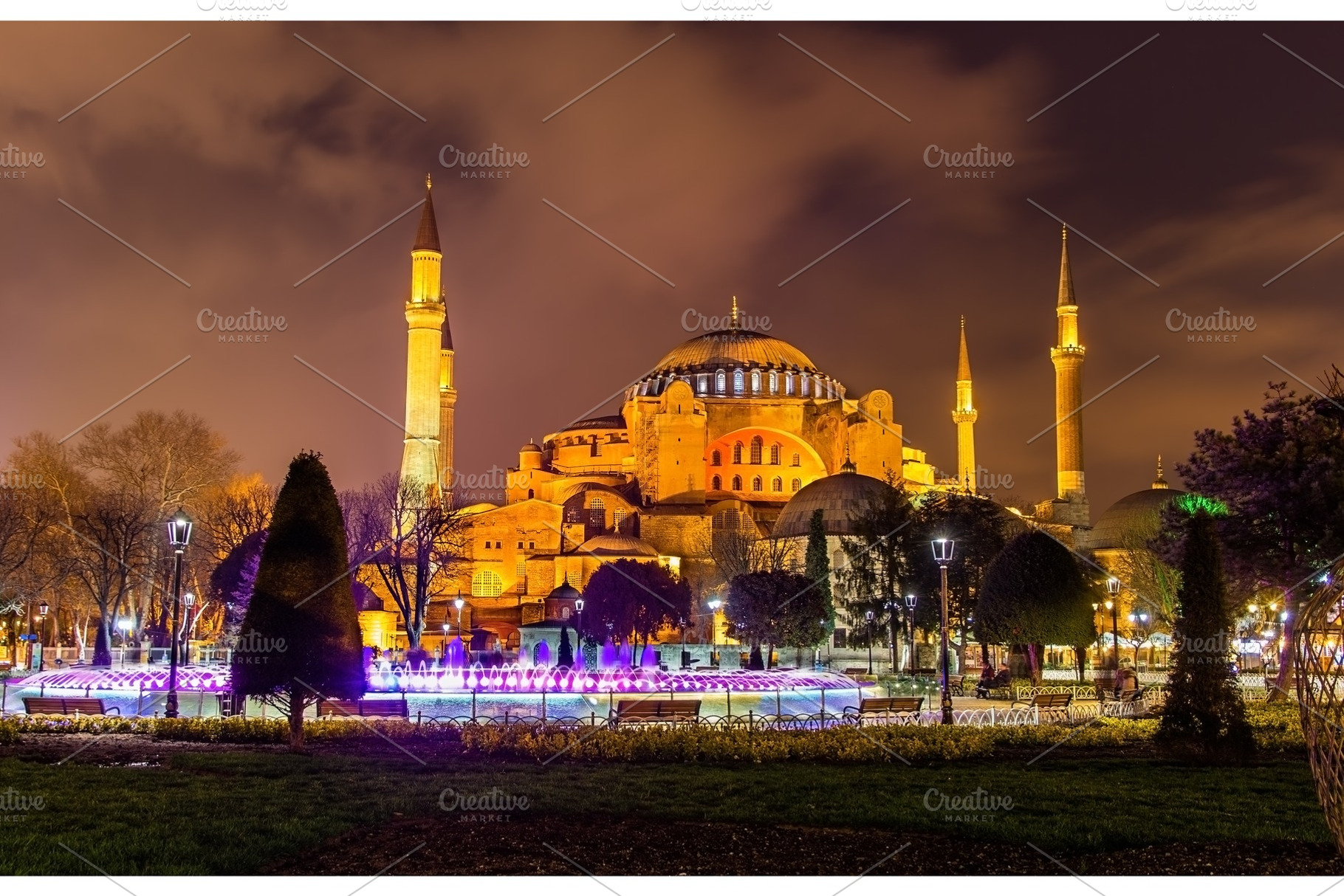View of hagia sophia holy wisdom istanbul turkey featuring istanbul, hagia, an Architecture Photo by Leonid Andronov