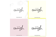 50 Image Boss Babe Quotes Pack, a Social Media Template by blackdahliapress (Thumbnail 4 of 5)