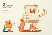 Textbook Cartoon Mascot Character, an Education Illustration by Vasya Kobelev (Thumbnail 7 of 8)