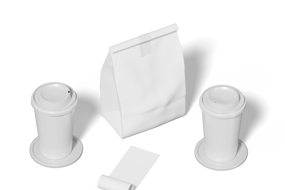 Cafe Branding Mockup, an Advertising Mockup by Bartama Graphic (Photo 4 of 4)