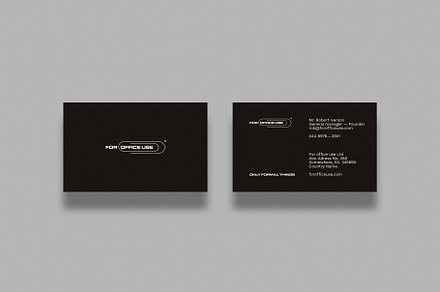 For office business cards template, a Card Template by Srg®