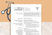 Nurse Resume Template Word, Pages, a Resume Template by VictoriousVita (Thumbnail 1 of 8)