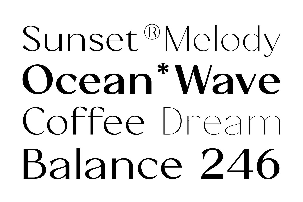 Clagio  - Modern Sans Familiy, a Sans Serif Font by Arterfak Project (Photo 8 of 14)