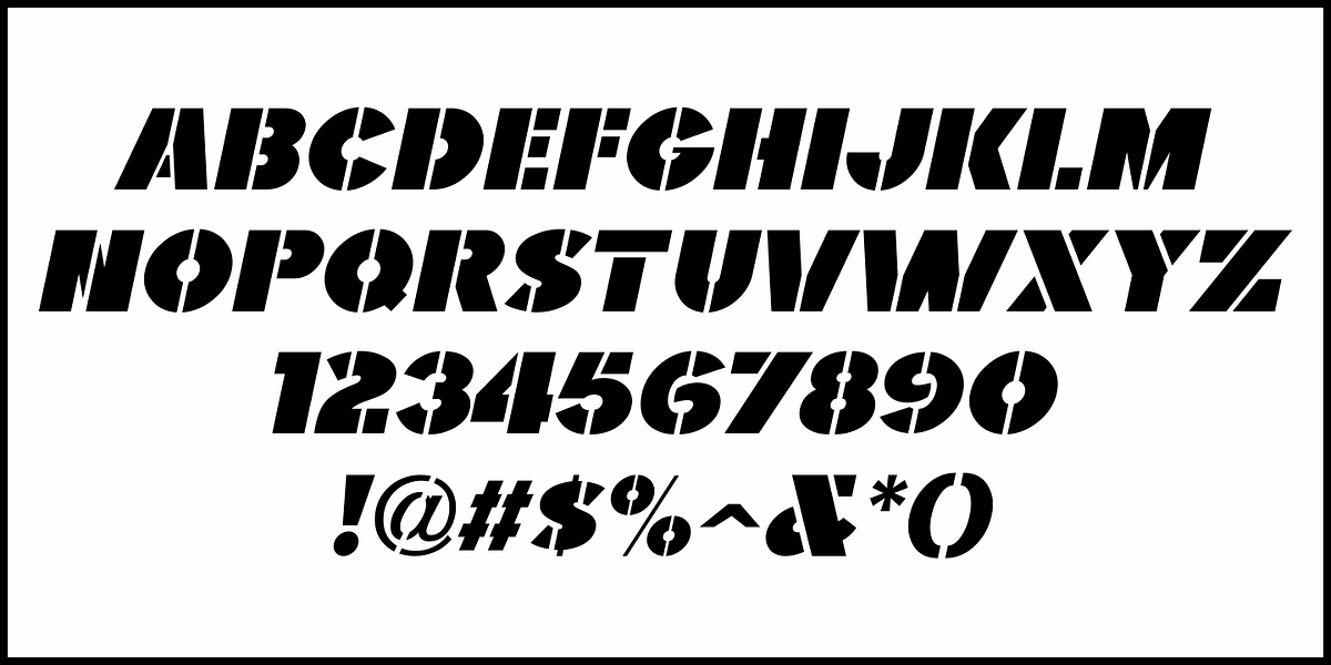 Imported Goods JNL, a Sans Serif Font by Jeff Levine Fonts (Photo 5 of 5)