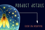 watercolor Night Friendly firefly cl, an Illustration by CreationArt (Thumbnail 5 of 6)