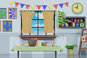 Creative Kids Room 3D Scene, a Scene 3D Model by Dudukbersama (Thumbnail 1 of 2)