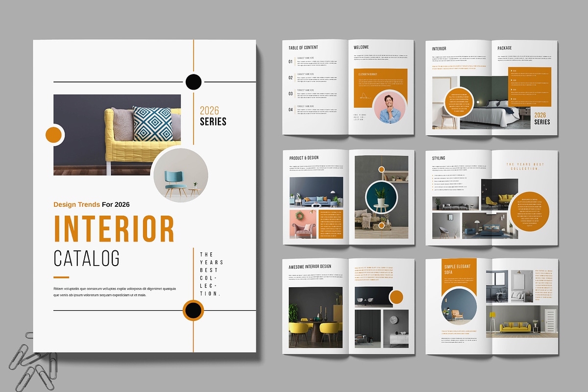 Interior Design Brochure Template