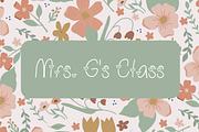 Cute Hearts Hand-Drawn Font, a Handwritten Font by RoxyStudioCo (Thumbnail 3 of 10)