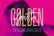 Golden Youth Font Duo, a Sans Serif Font by Sam Parrett (Thumbnail 1 of 9)