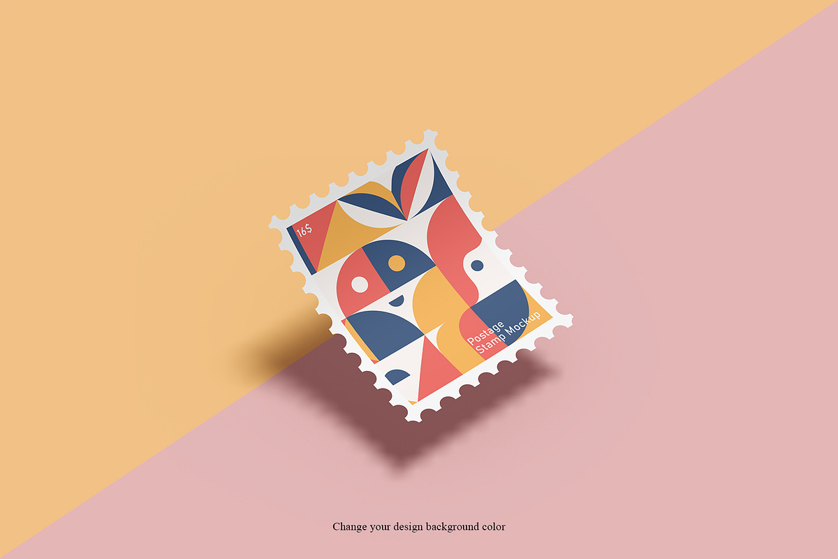 Postage Stamp Mockup, a Product Mockup by FathirMarz (Photo 8 of 10)