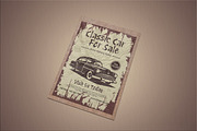 Classic Car Sales Flyer Template, a Flyer Template by Creatiya Type (Thumbnail 3 of 3)