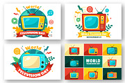 13 World Television Day Illustration, a Technology Illustration by denayunebgt (Thumbnail 3 of 4)