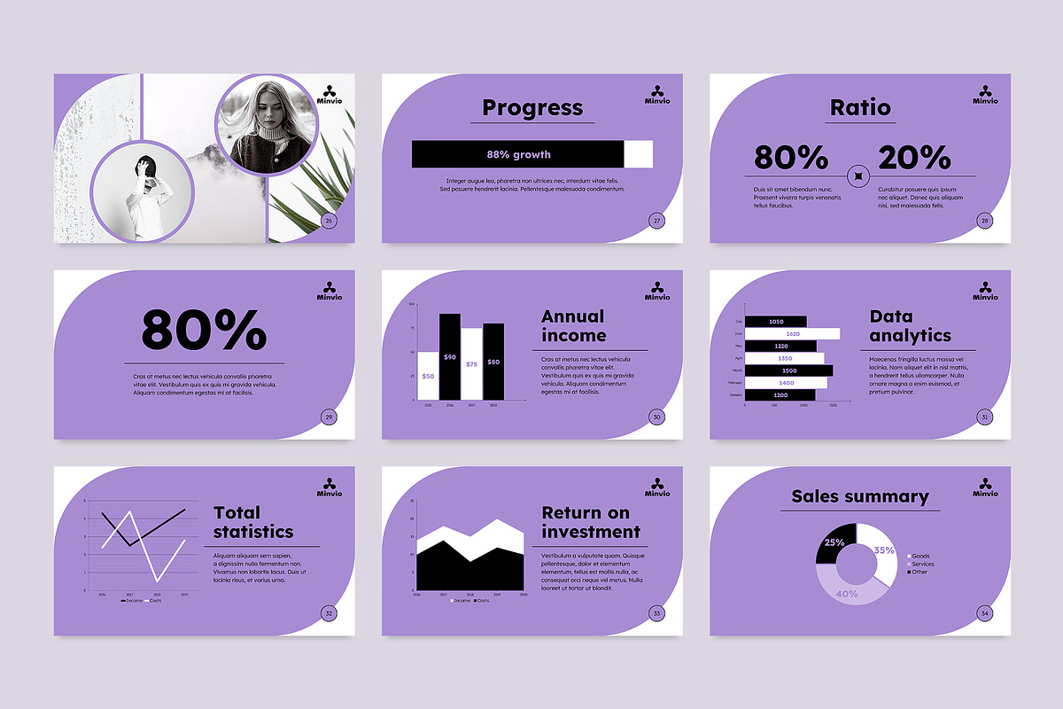 Presentation Portfolio, a Presentation Template by TemplatesNow! (Photo 10 of 14)