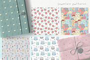 Cute Vector&Watercolor graphics, an Animal Illustration by Eva Katerina (Thumbnail 9 of 21)