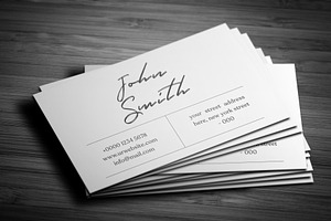 Wedding Photography Visiting Card