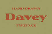 Davey Typeface, a Handwritten Font by Bone Idle Goods (Thumbnail 1 of 3)