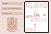Aesthetic Feminine Digital Stickers, an Illustration by Digitaliya (Thumbnail 2 of 7)