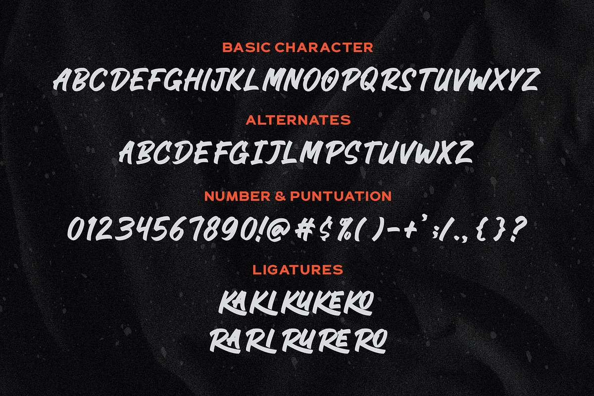 Moon Pickers - Display Brush Font, a Font by Krakenbox Studio (Photo 10 of 11)