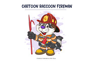 Set of Cartoon Raccoons 03. T-Shirt., an Animal Illustration by KENO Mascots (Thumbnail 7 of 15)