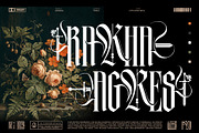 Makyos Gothic Typeface, a Blackletter Font by alit design (Thumbnail 15 of 17)