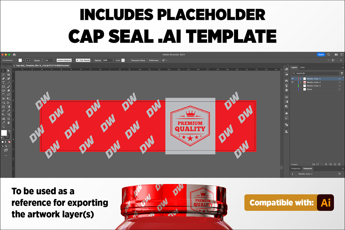 2lb Whey Protein Jar Mockup A2-Pro, a Packaging Mockup by Design Warlord (Photo 8 of 16)
