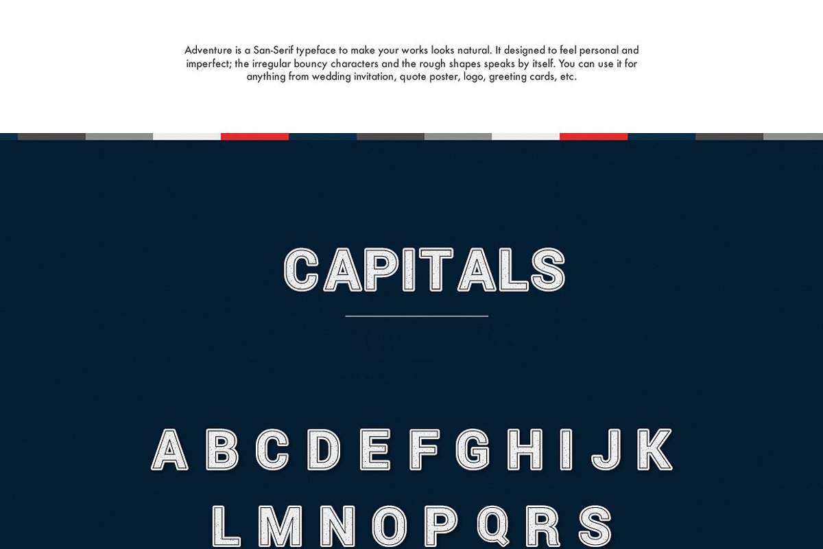 Adventure Typeface Fonts preview 2