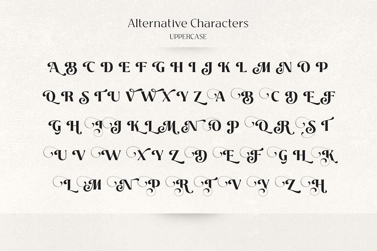 Bitra - Beauty Serif Family, a Serif Font by creativemedialab (Photo 10 of 17)