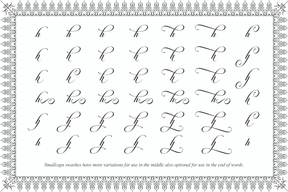 Candlescript Pro + Parts, a Script Font by Vast (Photo 4 of 5)