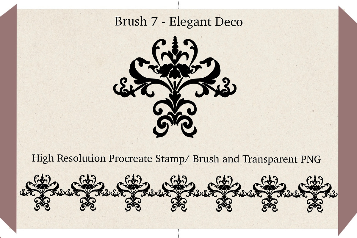 Ornate Procreate Brushes and Stamps, a Brushes & More by Studio Print Co. (Photo 9 of 9)