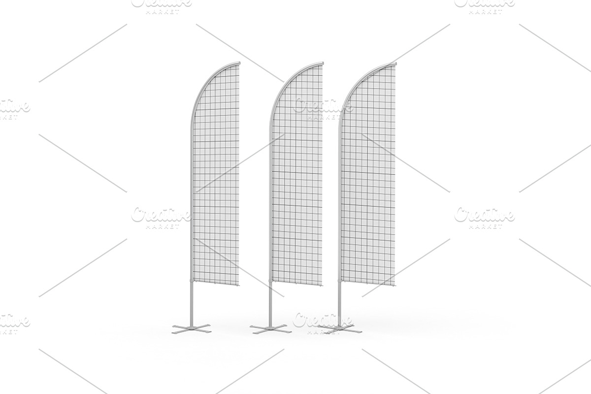 Promotional Flag Mockup, an Advertising Mockup by Qaleb Studio