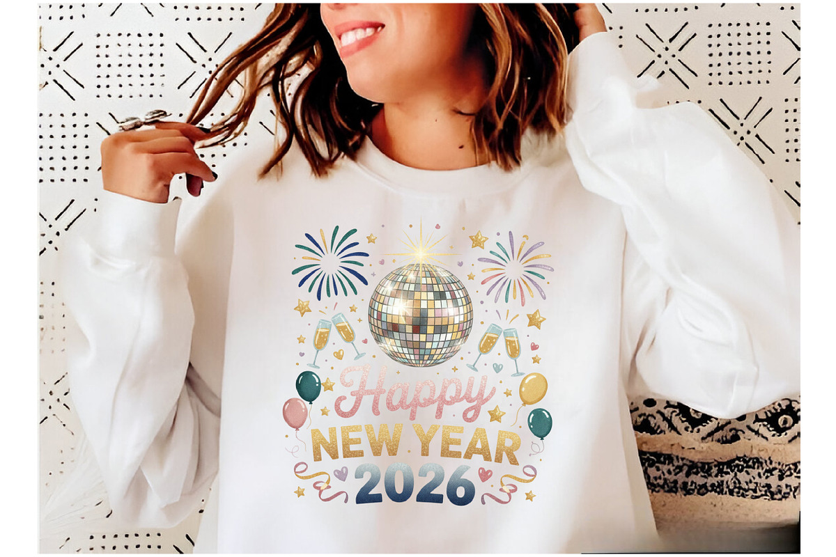 Happy New Year 2026 PNG, Disco Ball, an Illustration by Designking (Photo 4 of 6)
