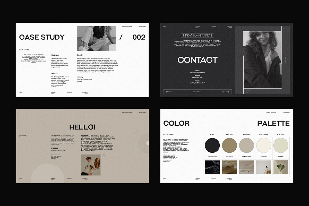 Brand Proposal Template, a Presentation Template by Studio Elevate (Photo 10 of 13)