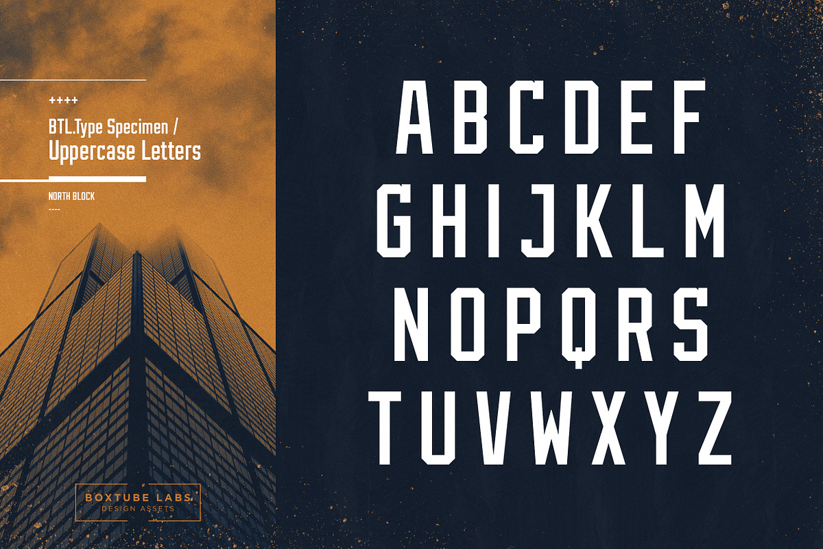 North Block - Display Font preview 2