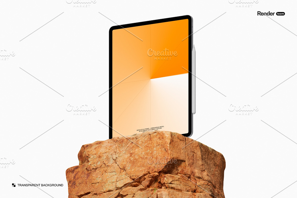 iPad Mockup Set, an iPad Mockup by Renderteam (Photo 5 of 16)