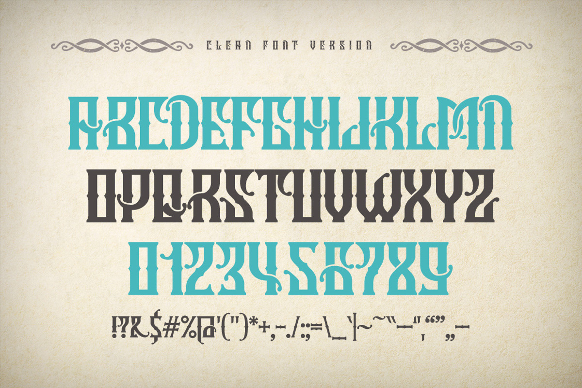 Marine fairytale typeface preview 4