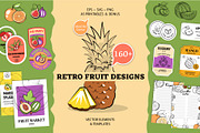 Fruit Design Kit – Vintage Templates, a Food Illustration by Lettering_Logo (Thumbnail 1 of 14)