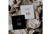 Magnolia Square Card Template Mockup, a Mockup by Kelligraphy Co. (Thumbnail 2 of 2)