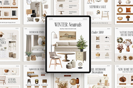 40 Editable LTK Canva Template, a Social Media Template by Amaré Creative