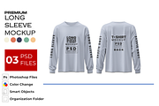 Premium Long Sleeve Mockup, an Apparel Mockup by DigitAuras (Thumbnail 1 of 3)