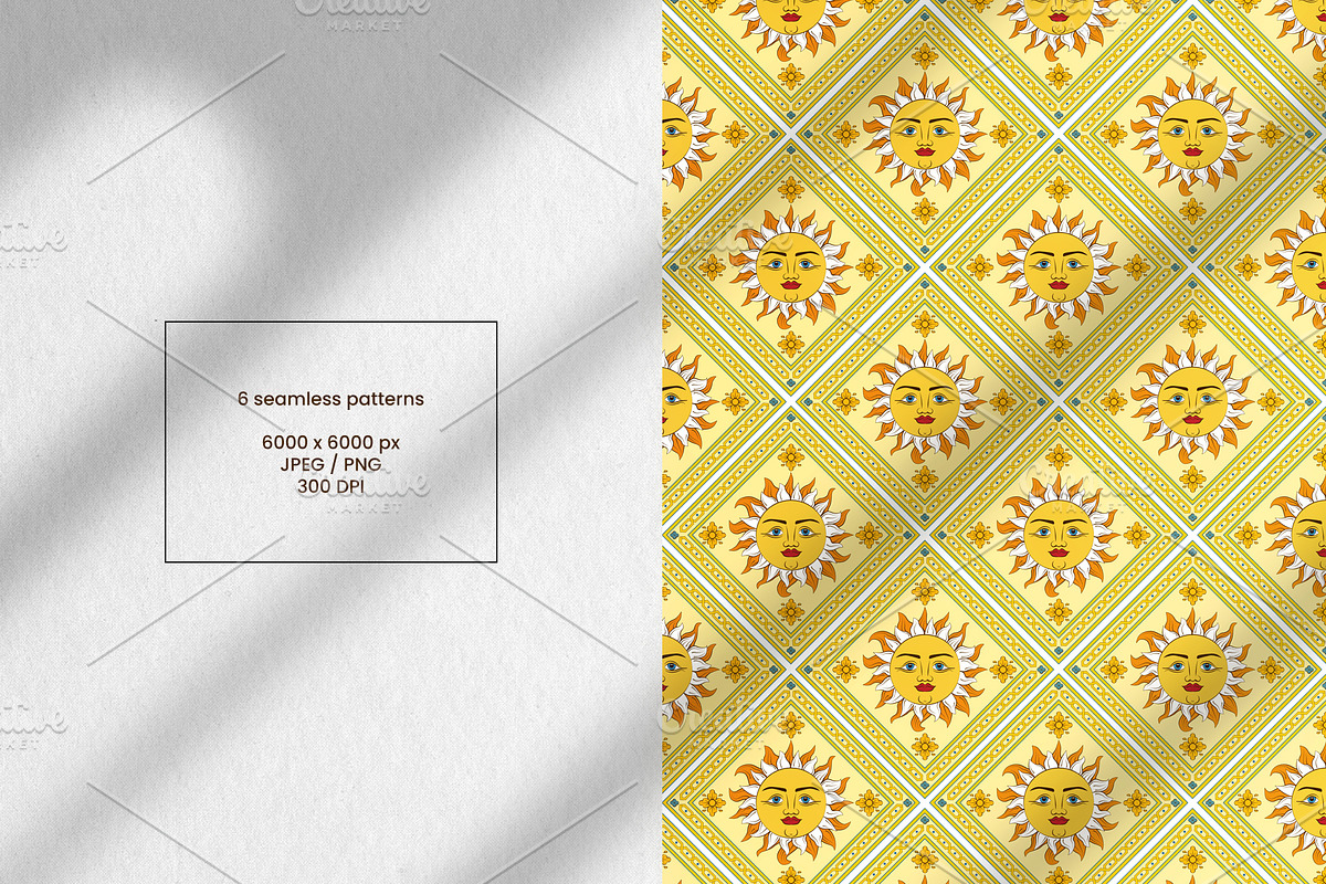 Sicilian Ceramics Pattern Collection, a Pattern Graphic by foxsong (Photo 5 of 8)