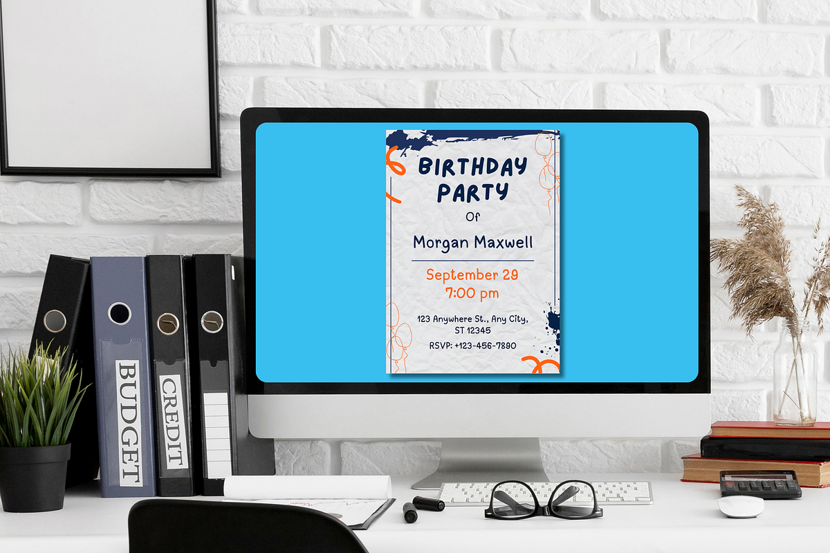 happy Birthday Invitation Templates, a Templates & Theme by TemplateCastleStore (Photo 7 of 9)