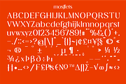 Mosffets - Modern Display Typeface, a Font by zamjumps (Thumbnail 11 of 12)