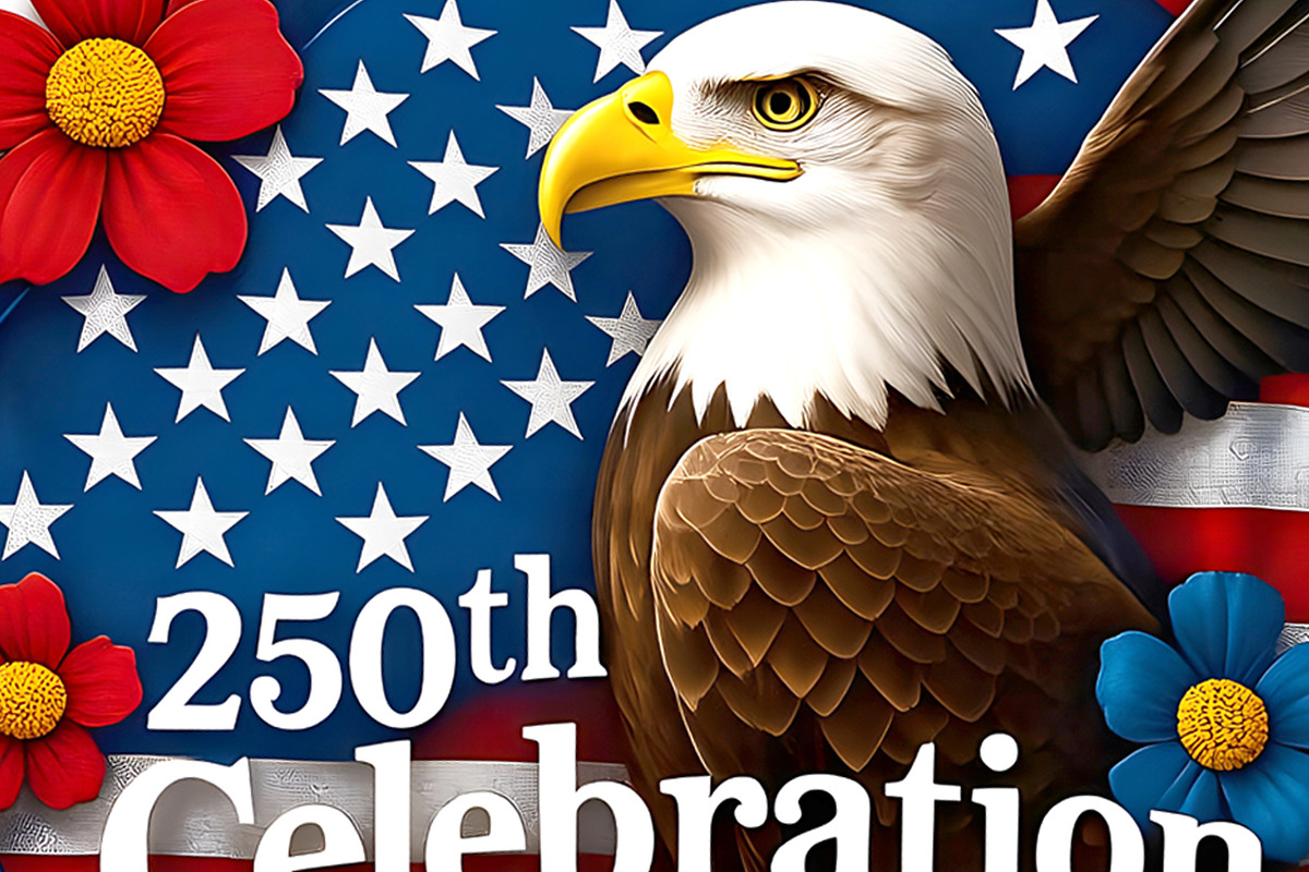 250th Anniversary Celebration Eagle, a Decorative Illustration by Sharon Schwalbe (Photo 3 of 4)